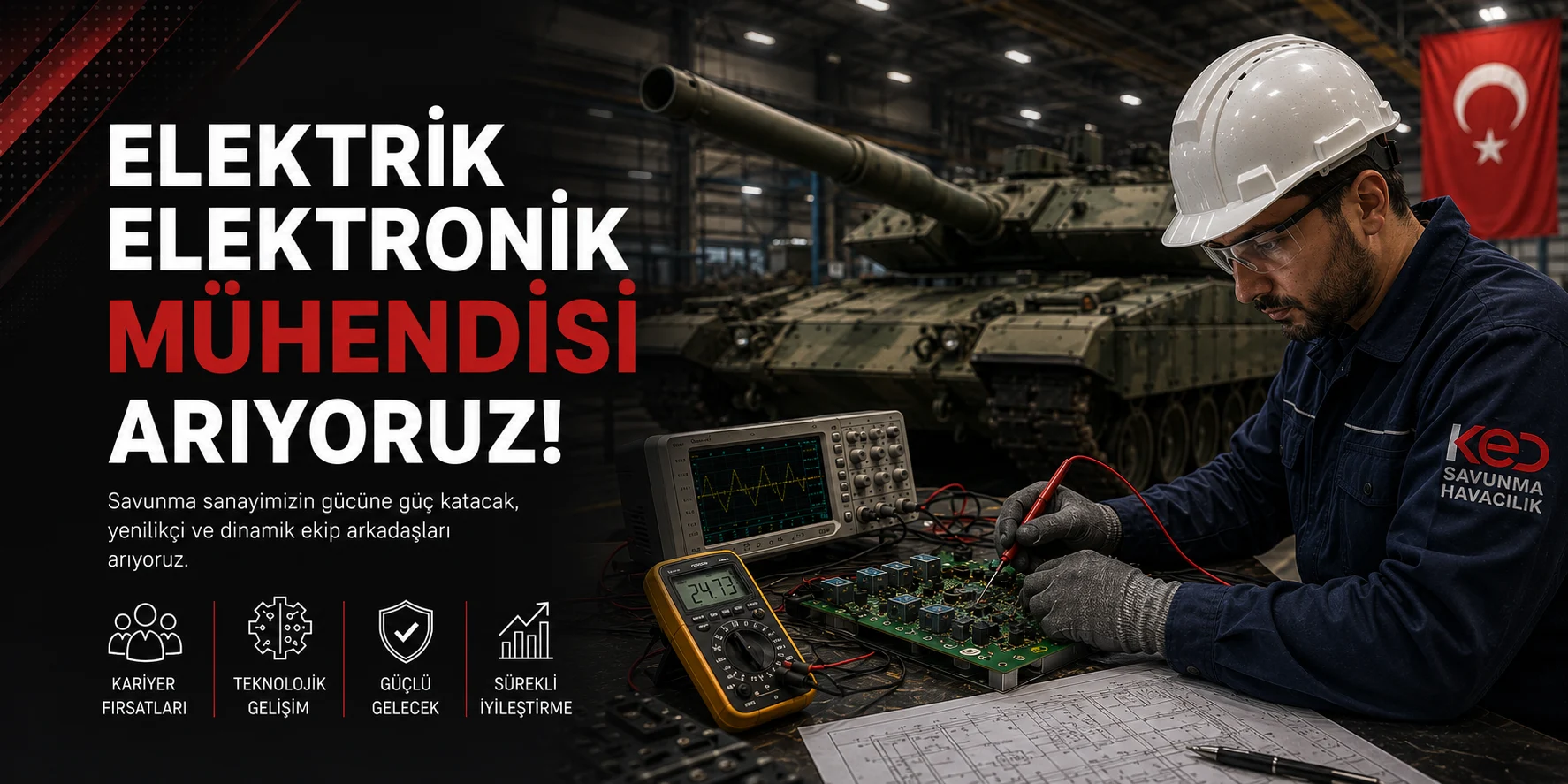 Elektrik Elektronik Mühendisi Arıyoruz!